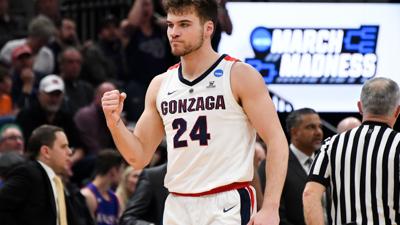 Clarke leads No. 1 seed Gonzaga over Baylor