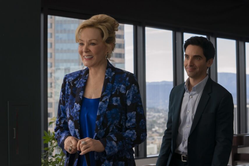 Jean Smart and Paul W. Downs for 'Hacks' Season 3 finale